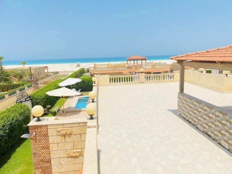 شاليه 3 غرف للإيجار في قرية الشروق الساحل الشمالي 5