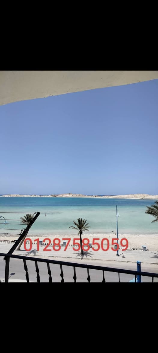 شاليه 3 غرف للإيجار أمام البحر بالساحل الشمالي 1